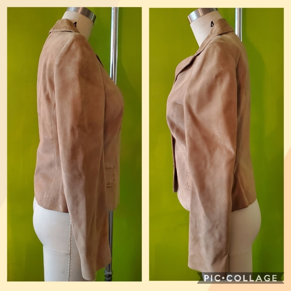 Salvatore Ferragamo Buttery Suede Blazer - Picture 3 of 8